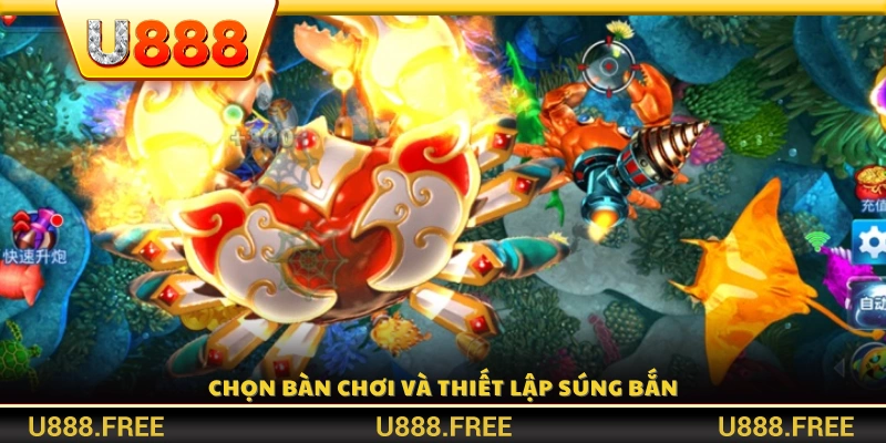 Lựa chọn bàn phù hợp và điều chỉnh loại súng để bắt đầu