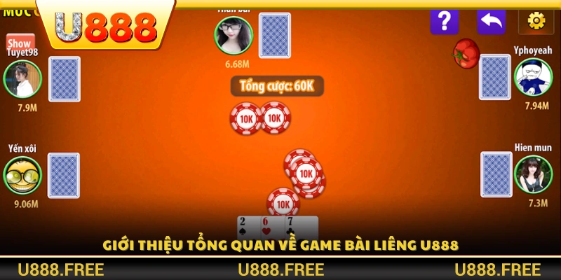 Giới thiệu siêu phẩm game Liêng U888